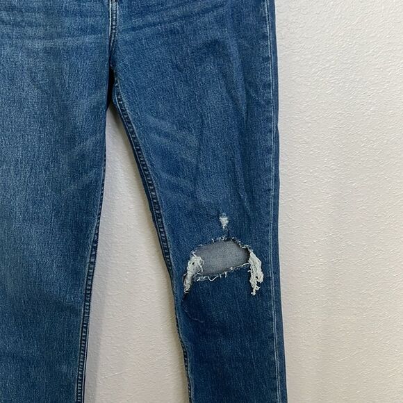 Abercrombie & Fitch 90s Straight Ultra High Rise Curve Love Jean Size 27R - Picture 8 of 9